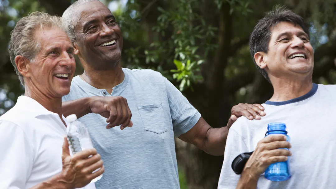 Group of healthy men