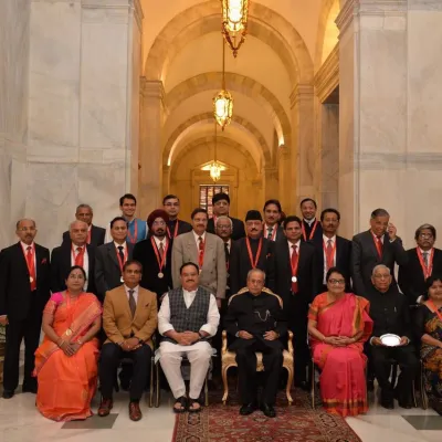 Dr. Vipul Patel with other professionals